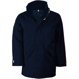 PARKA AZUL ESCURA ACOLCHOADA C/ CAPUZ K677 